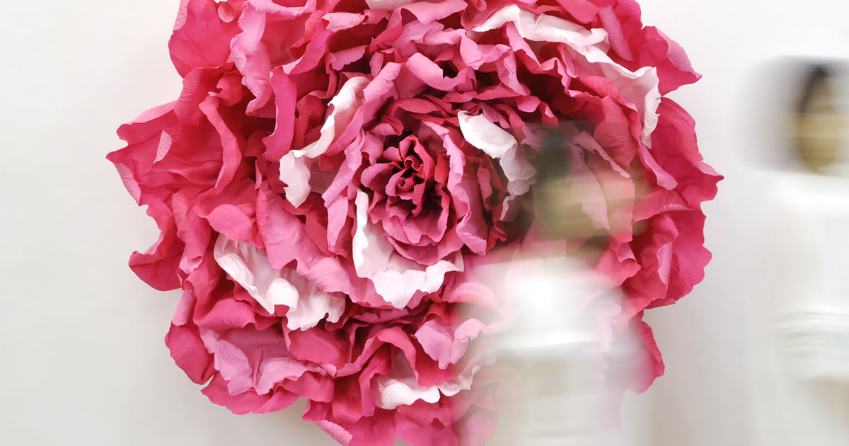 PETAL Design展＠とさてらす】 高知県いの町で手漉きされた 和紙で制作